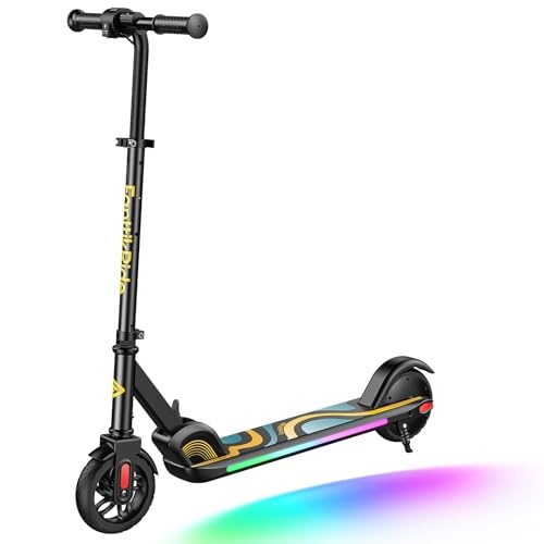 FanttikRide C9 Pro E Scooter für Kinder ab 8 Jahren, faltbar, höhenverstellbar, 8KM Reichweite, bunte Lichter, LED-Anzeige