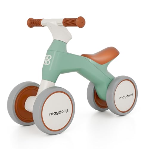 Maydolly Kinder Laufrad 1 Jahr, Lauflernrad für 10-36 Monate, erstes Fahrrad grün