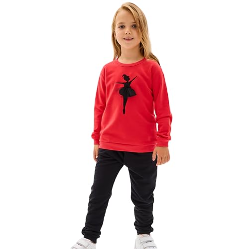 Produktbild: deiko kinder unisex outfit 100% baumwolle 2tlg langärmlig mit hosen und taschen
