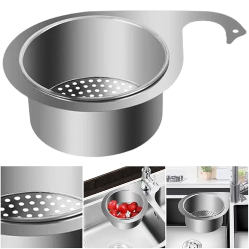 siebkorb abflusskorb edelstahl schwanenform spülbecken multi-funktional 1 pcs