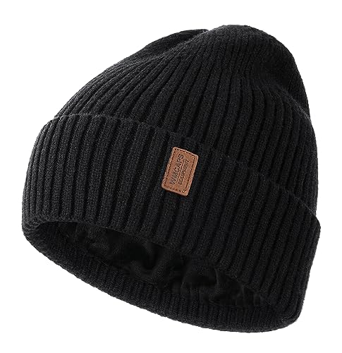 wmcaps wintermütze herren winddicht fleece beanie unisex thermo laufmütze