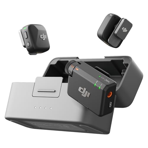 Produktbild: dji mic mini mit 2 sendern, 1 empfänger und ladeschale