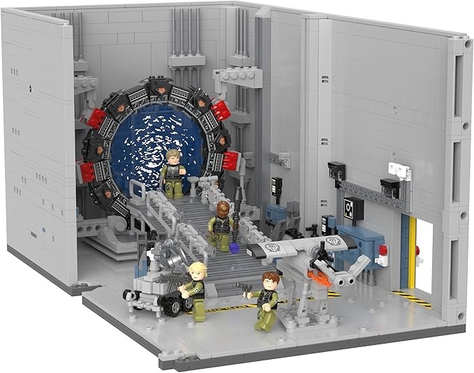 stargate gate room aus 2430 klemmbausteinen von bluebrixx pro 106842