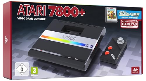 atari 7800 mit spiel "bentley bear's crystal quest" - amazon france