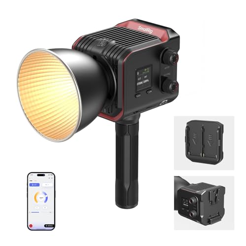 cob videoleuchte smallrig rc 100b, tragbare lichtquelle für videoaufnahmen