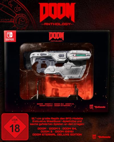 Produktbild: doom anthology steelbook und bfg waffe replika 5 für nintendo switch