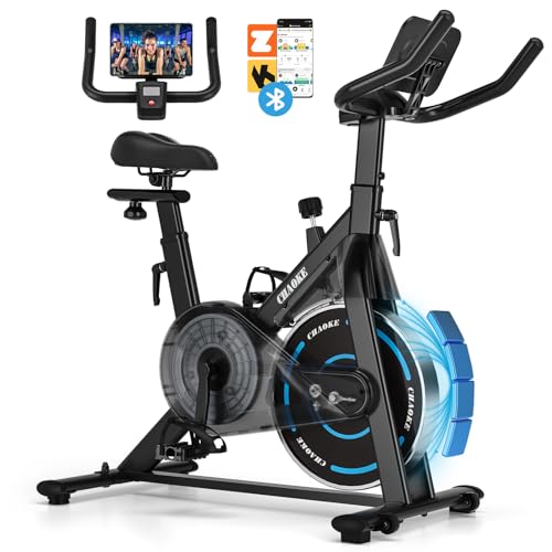 chaoke heimtrainer fahrrad mit magnetwiderstand, verstellbarem sitz, bis 150kg