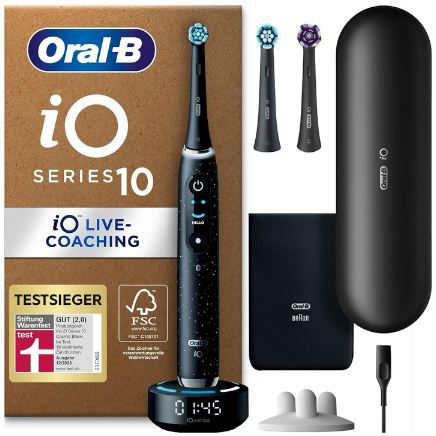 oral-b io series 10 plus edition, 7 putzmodi, bürsten, 349,99 (statt 397)