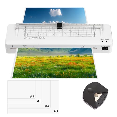 laminiergerät a3 mit papierschneider und laminierfolien a3 a4 a5 a6 für büro und schule