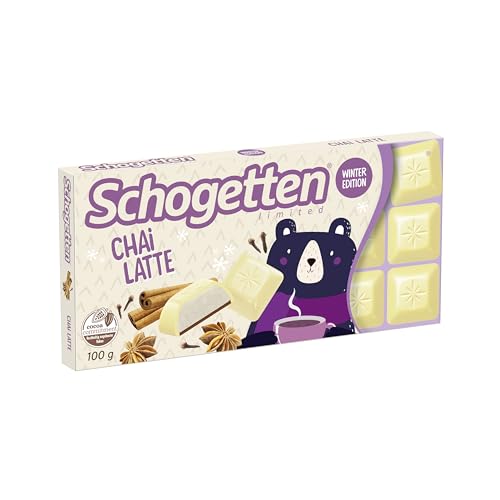 schogetten chai latte winter edition 100 g einzeln portionierte schokolade