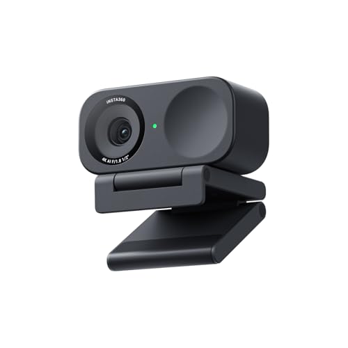 Insta360 Link 2C 4K Webcam mit HDR, Auto-Framing, Mikrofon für PC/Mac