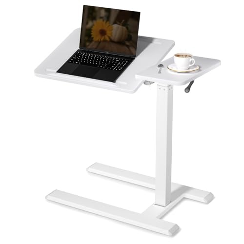 SIHOO D01 Bett-Tisch, höhenverstellbar, kippbar, weiß