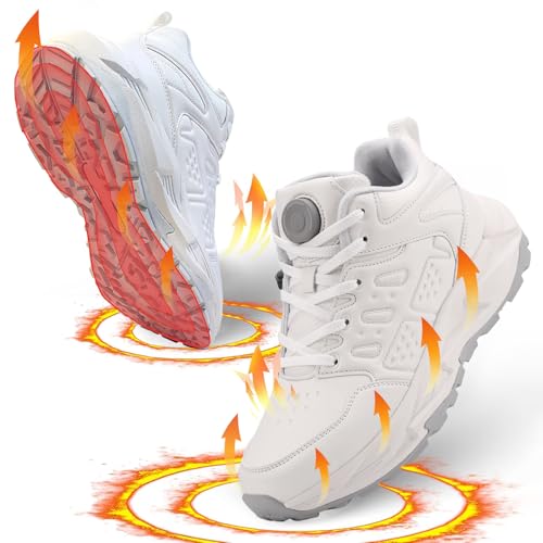 electric heated shoes mit 3 heat settings, sportlich, wiederaufladbar, winter warm