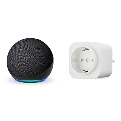 echo dot 5. generation anthrazit, amazon basics smart plug, funktioniert mit alexa