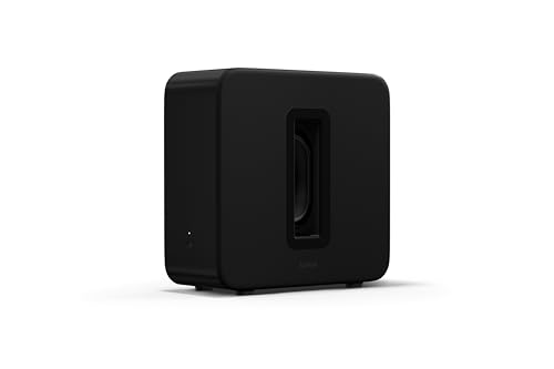 sonos sub 4 wlan subwoofer schwarz kabelloser basslautsprecher