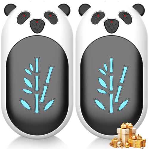 enituo handwärmer wiederaufladbar 2er-set, elektrischer taschenwärmer 6000 mAh 3 stufen