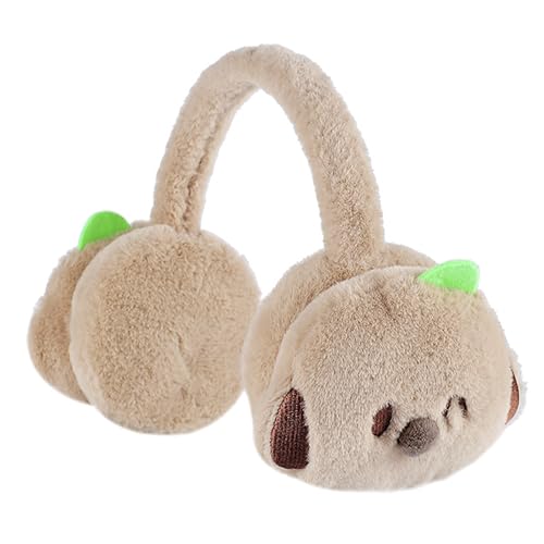 JIAHG Damen Ohrenschützer Winter Ohrenwärmer Plüsch Earmuffs Kälteschutz
