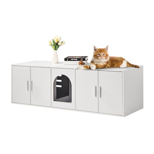 katzenklo schrank von VEVOR 1474645 cm mit 5 türen und fenster