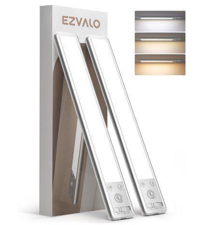 ezvalo led schrankbeleuchtung 2x 20cm 62 leds für 12,99 euro statt 26 euro