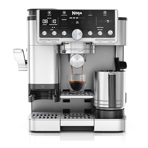 ninja luxe caf pro kaffeemaschine es701eu - mühle, brühfunktion, edelstahl
