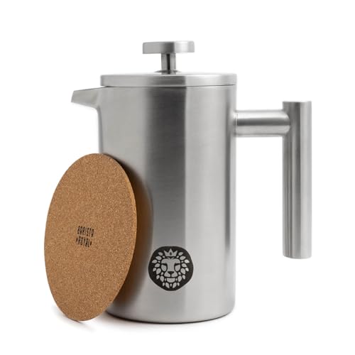 barista royal french press 600ml mit warmhalte-funktion für perfekten kaffee