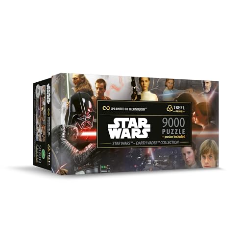 star wars puzzle darth vader 9000 teile, unlimited fit technology, bio eko, 198,6 x 92,8 cm