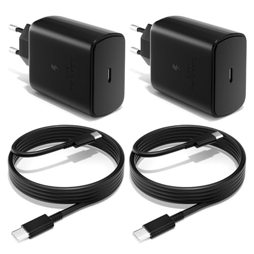 45 w usb c ladegerät mit kabel für samsung galaxy s24/s23/s22/s21 ultra und mehr