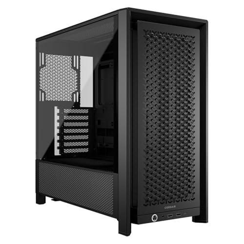 Produktbild: corsair 4000d mid-tower pc-gehaeuse schwarz, optimierte belüftung