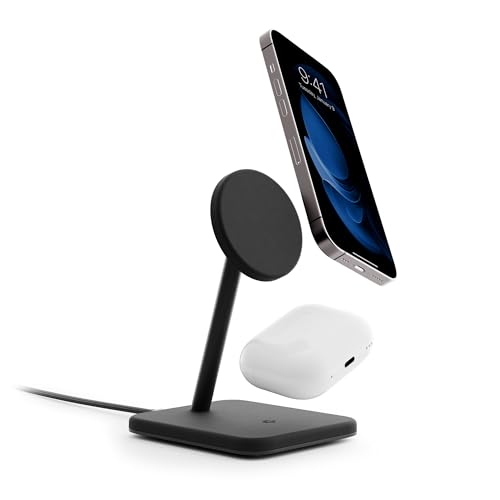 twelve south hirise 2 ladeständer 2-in-1 qi für iphone und airpods schwarz