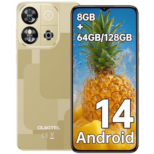 oukitel c57s smartphone 4g 8gb 64gb 128gb octa core 6,52 zoll hd 4300mah gold