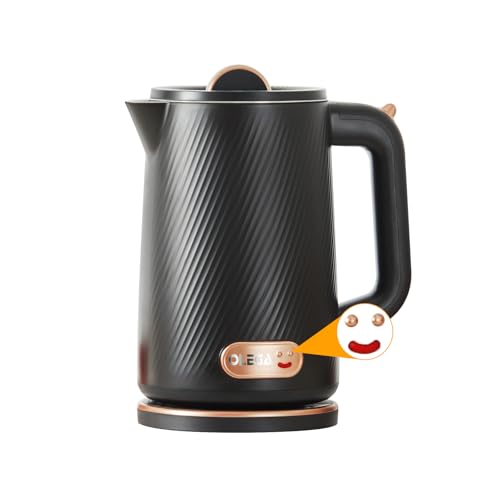 olega kettle 1800 w elektrische teekanne 1,8 l edelstahl mit automatische abschaltung