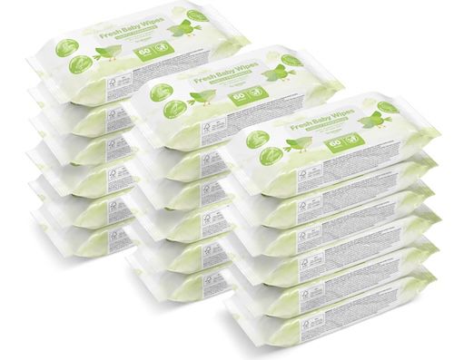 baby feuchttücher 1.080er pack by amazon fresh ab 12,20 euro statt 16 euro