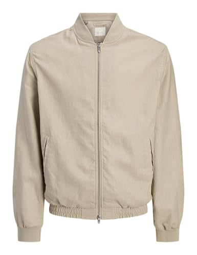 jack & jones bomberjacke herren jprccleister weiß pepper größe s