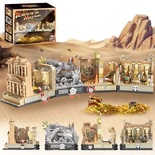 klemmbausteine mocc tempel des heiligen graals indiana jones set
