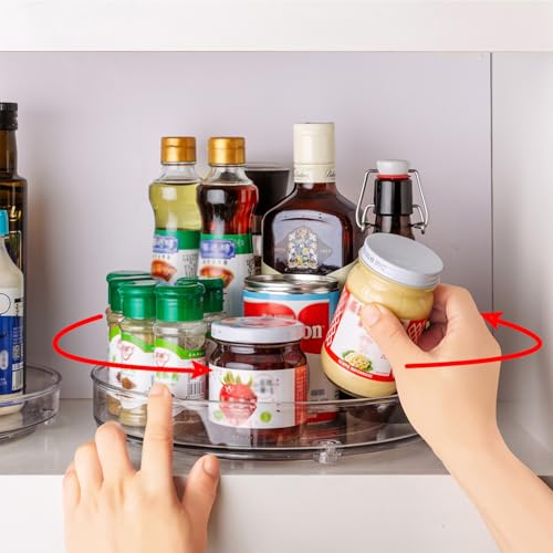 famhap küchen organizer drehteller lazy susan 22cm für gewürze und schränke