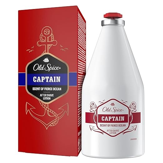 Produktbild: Old Spice Captain After Shave Lotion Männer 100ml, schnelltrocknend für Gesicht und Hals