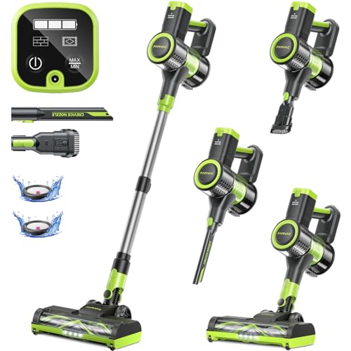 akku staubsauger 40kpa kabellos 6-in-1 starkes saugsystem ultraleise für harte böden teppiche tierhaare
