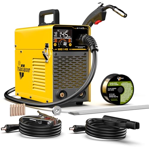 haxiaoer MIG145 Schweißmaschine 145A 230V MIG/MMA 2-in-1 IGBT Inverter 0,8-1,0 mm Wire