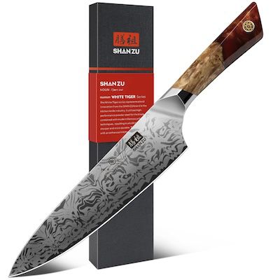 shan zu japanisches kochmesser 20 cm weiße tiger serie 99,98 euro statt 118 euro