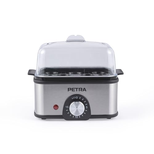 petra elektrischer eierkocher 8 eier kochen pochieren 15 min timer 500 w