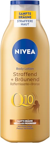 nivea body lotion q10 straffend bräunend für sanfte bräune und straffere haut 200 ml