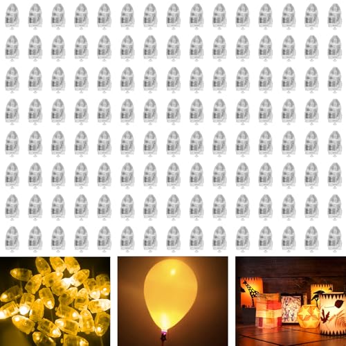 120 stk mini led ballons lichter, bunte blinkende lichter für feierliche dekoration