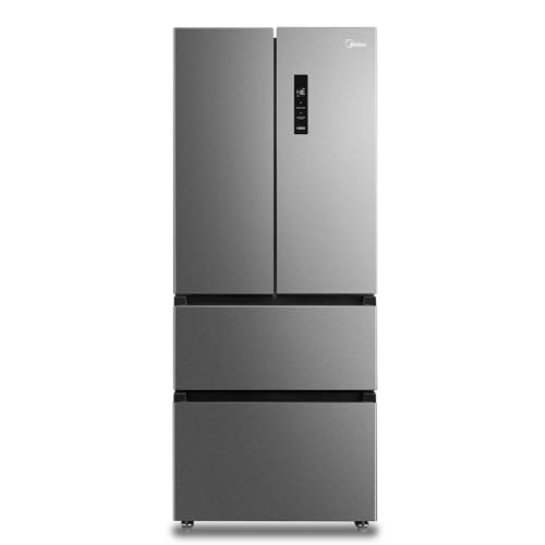 Midea Kühl-Gefrierkombination French Door 178cm, 244L Kühlteil, 147L Gefrierteil, WiFi, NoFrost