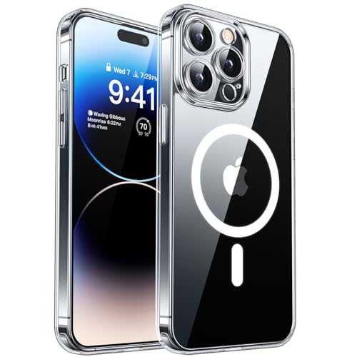 Produktbild: canshn iPhone 14 Pro Max case mit kamer protection, magsafe, shockproof, transparent