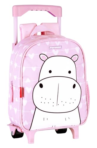 kita-rucksack mit rollen hippo perona 58890, kinder-rucksack, roll-rucksack