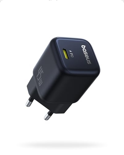 baseus picoGo 45W gan ladegerät usb-c schnelles laden für laptop und smartphone