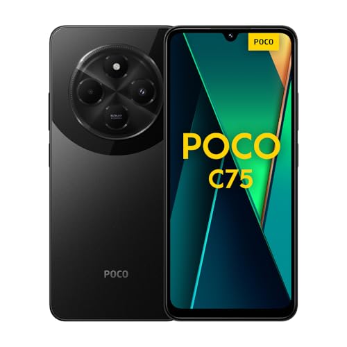 poco c75 smartphone 8gb 256gb schwarz 6.88 zoll 50mp dual kamera 5160mah batterie
