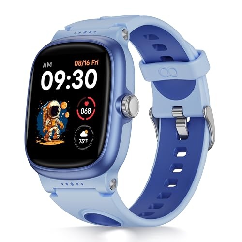 anyloop kinder smartwatch, fitness tracker für jungen und mädchen, 19 sportmodi, herzfrequenz