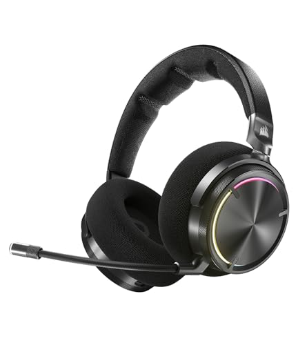 gaming-headset corsair virtuoso max wireless, bluetooth, dolby atmos, geräuschunterdrückung