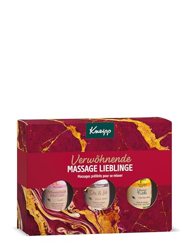 kneipp geschenkpackung massage öle set, entspannung und verwöhnmomente - 3x20ml